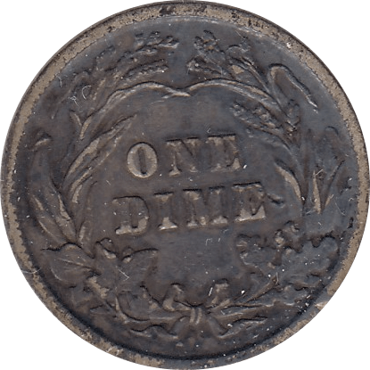 1901 SILVER DIME USA - SILVER WORLD COINS - Cambridgeshire Coins