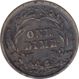 1901 SILVER DIME USA - SILVER WORLD COINS - Cambridgeshire Coins