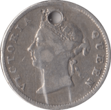 1901 SILVER FOURPENCE WEST INDIES - SILVER WORLD COINS - Cambridgeshire Coins