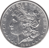 1901 SILVER MORGAN DOLLAR USA NEW ORLEANS MINT - SILVER WORLD COINS - Cambridgeshire Coins