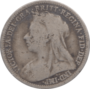 1901 SILVER THREEPENCE ( FINE ) - Threepence - Cambridgeshire Coins