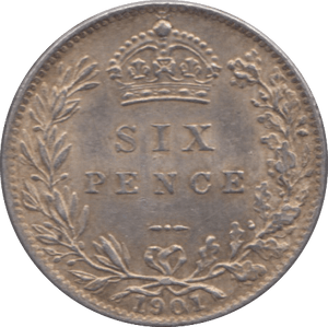 1901 SIXPENCE ( AUNC ) 2 - Sixpence - Cambridgeshire Coins