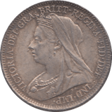 1901 SIXPENCE ( AUNC ) 8 - SIXPENCE - Cambridgeshire Coins