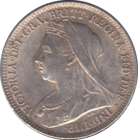 1901 SIXPENCE ( AUNC ) - Sixpence - Cambridgeshire Coins