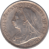 1901 SIXPENCE ( AUNC ) - Sixpence - Cambridgeshire Coins