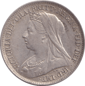 1901 SIXPENCE ( EF ) - Sixpence - Cambridgeshire Coins