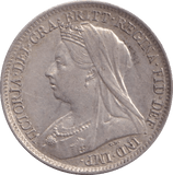 1901 SIXPENCE ( EF ) - Sixpence - Cambridgeshire Coins