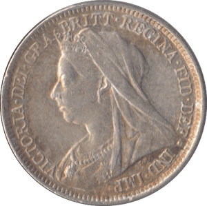 1901 SIXPENCE ( EF ) - Sixpence - Cambridgeshire Coins