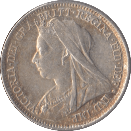 1901 SIXPENCE ( EF ) - Sixpence - Cambridgeshire Coins