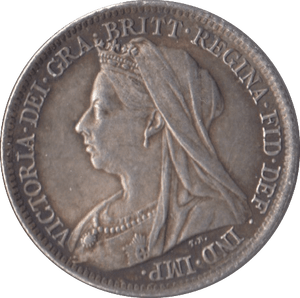 1901 SIXPENCE ( EF ) - Sixpence - Cambridgeshire Coins