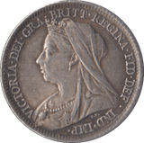 1901 SIXPENCE ( EF ) - Sixpence - Cambridgeshire Coins