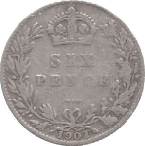 1901 SIXPENCE ( FINE ) 9 - Sixpence - Cambridgeshire Coins