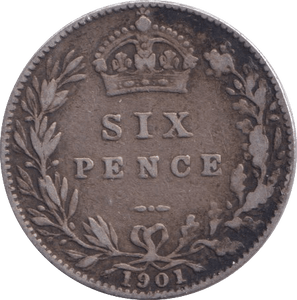 1901 SIXPENCE ( GF ) - Sixpence - Cambridgeshire Coins