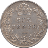 1901 SIXPENCE ( GVF ) 3 - Sixpence - Cambridgeshire Coins