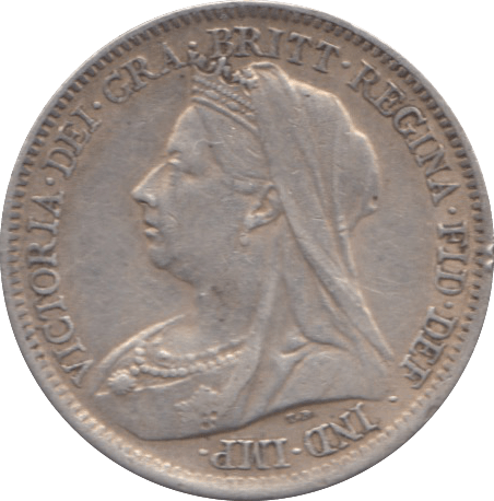 1901 SIXPENCE ( GVF ) 3 - Sixpence - Cambridgeshire Coins