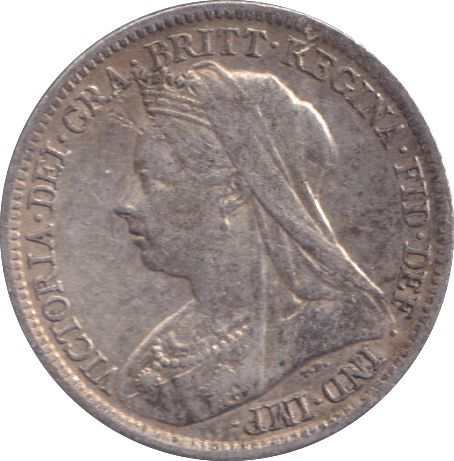 1901 SIXPENCE ( GVF ) - Sixpence - Cambridgeshire Coins