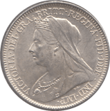 1901 SIXPENCE (UNC ) 3 - SIXPENCE - Cambridgeshire Coins