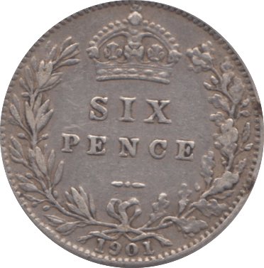 1901 SIXPENCE ( VF ) 1 - Sixpence - Cambridgeshire Coins