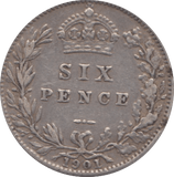 1901 SIXPENCE ( VF ) 1 - Sixpence - Cambridgeshire Coins