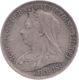 1901 SIXPENCE ( VF ) 6 - Sixpence - Cambridgeshire Coins