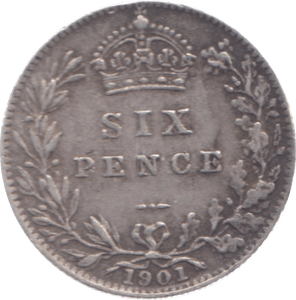 1901 SIXPENCE ( VF ) 6 - Sixpence - Cambridgeshire Coins