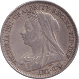 1901 SIXPENCE ( VF ) - Sixpence - Cambridgeshire Coins