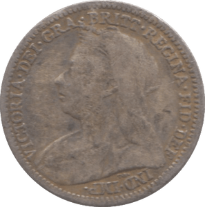 1901 THREEPENCE ( FINE ) 3 - Threepence - Cambridgeshire Coins