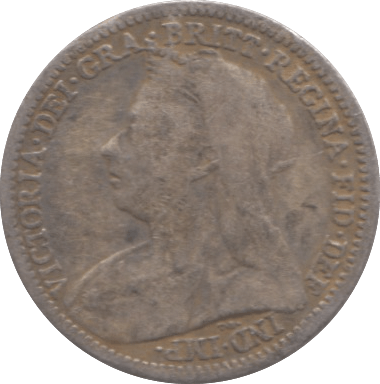 1901 THREEPENCE ( FINE ) 3 - Threepence - Cambridgeshire Coins