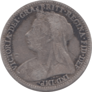 1901 THREEPENCE ( FINE ) - Threepence - Cambridgeshire Coins