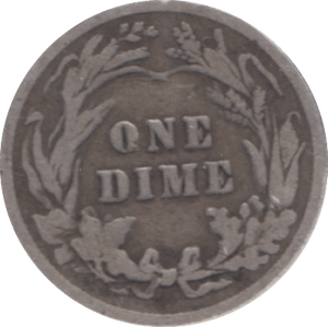 1901 USA SILVER DIME - SILVER WORLD COINS - Cambridgeshire Coins