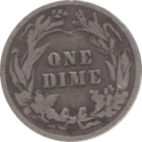 1901 USA SILVER DIME - SILVER WORLD COINS - Cambridgeshire Coins