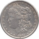 1901 USA SILVER MORGAN DOLLAR NEW ORLEANS MINT 2 - SILVER WORLD COINS - Cambridgeshire Coins
