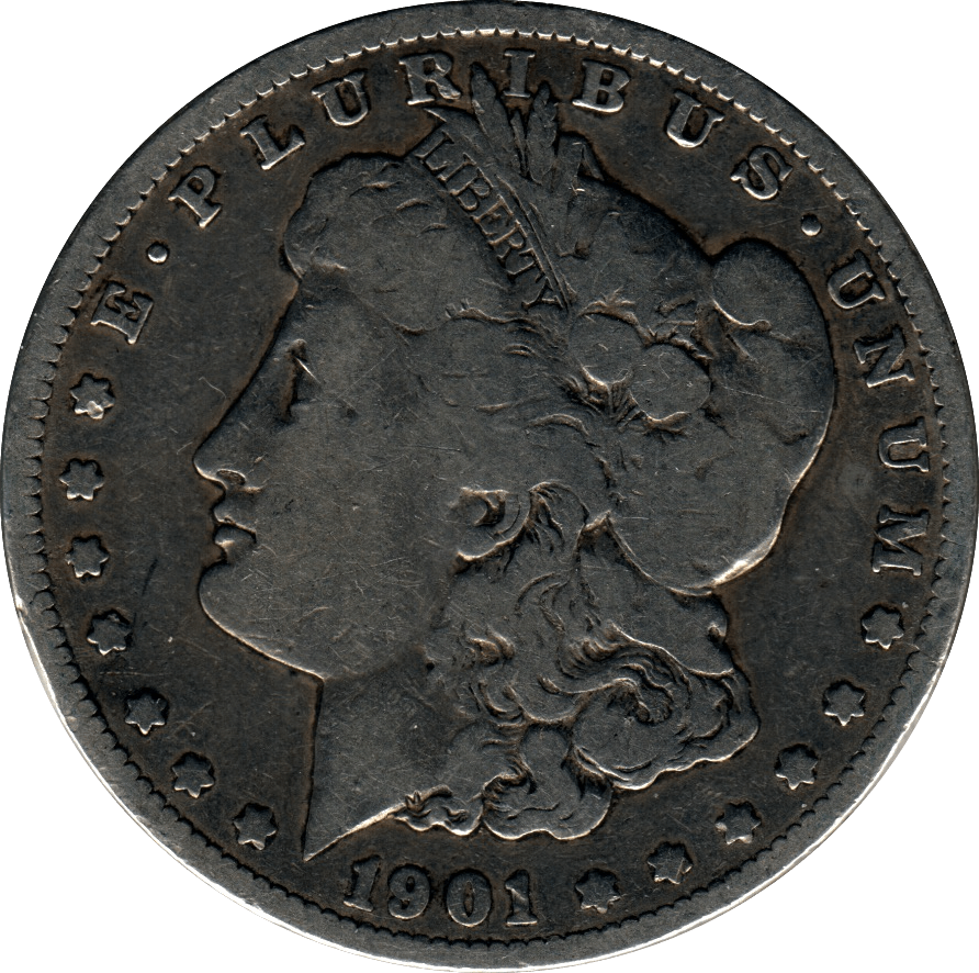 1901 USA SILVER MORGAN DOLLAR NEW ORLEANS MINT - SILVER WORLD COINS - Cambridgeshire Coins