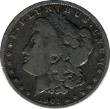 1901 USA SILVER MORGAN DOLLAR NEW ORLEANS MINT - SILVER WORLD COINS - Cambridgeshire Coins