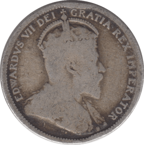 1902 CANADA 25 CENTS - WORLD COINS - Cambridgeshire Coins