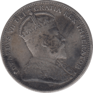 1902 CANADA 25 CENTS - WORLD COINS - Cambridgeshire Coins