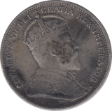 1902 CANADA 25 CENTS - WORLD COINS - Cambridgeshire Coins