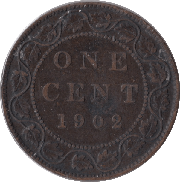 1902 CANADA ONE CENT - WORLD COINS - Cambridgeshire Coins