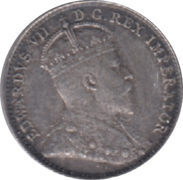 1902 CANADA SILVER 5 CENTS - WORLD SILVER COINS - Cambridgeshire Coins