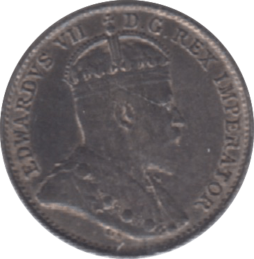 1902 CANADA SILVER 5 CENTS - WORLD SILVER COINS - Cambridgeshire Coins
