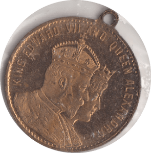 1902 CORONATION MEDAL - MEDALS - Cambridgeshire Coins