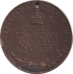 1902 CORONATION MEDAL - WORLD COINS - Cambridgeshire Coins