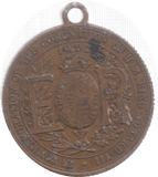 1902 CORONATION OF KING EDWARD VII MEDALLION - MEDALLIONS - Cambridgeshire Coins