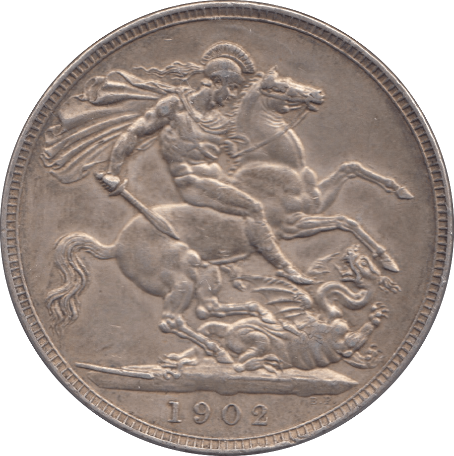 1902 CROWN ( AUNC ) II 2 - Crown - Cambridgeshire Coins