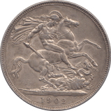 1902 CROWN ( AUNC ) II 2 - Crown - Cambridgeshire Coins