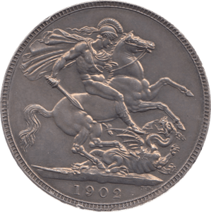 1902 CROWN ( EF ) 23 - Crown - Cambridgeshire Coins