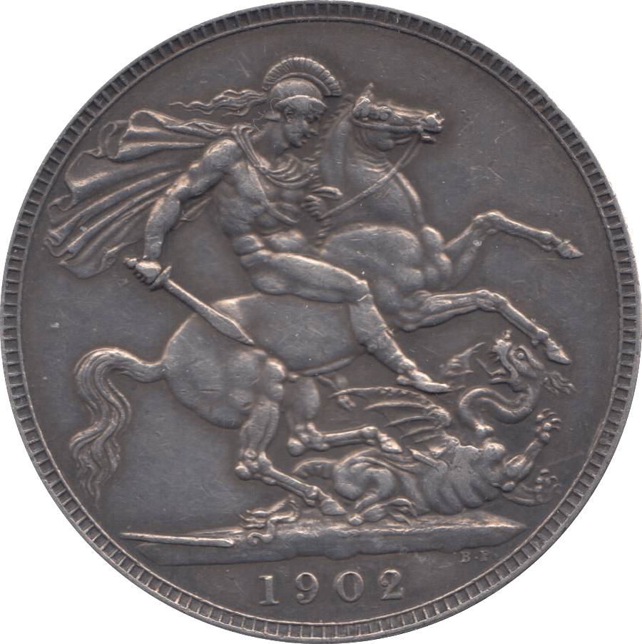 1902 CROWN ( EF ) 3 - Crown - Cambridgeshire Coins