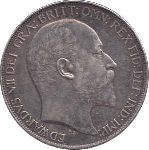 1902 CROWN ( EF ) - CROWN - Cambridgeshire Coins