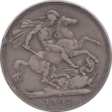 1902 CROWN ( GF ) 4 - Crown - Cambridgeshire Coins