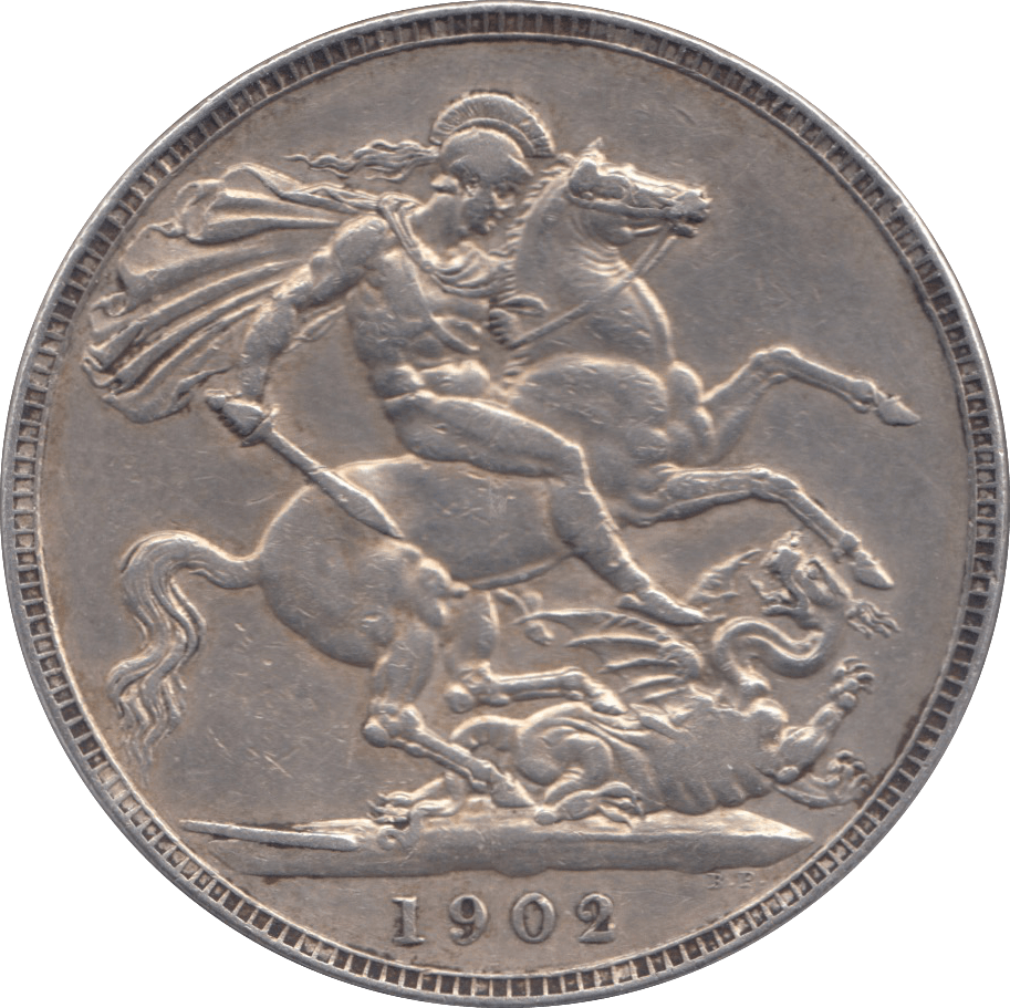 1902 CROWN ( GVF ) - Crown - Cambridgeshire Coins